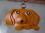 ダックスフントロング黄茶の犬キーホルダー