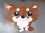 チワワロングベージュ色の犬キーホルダー